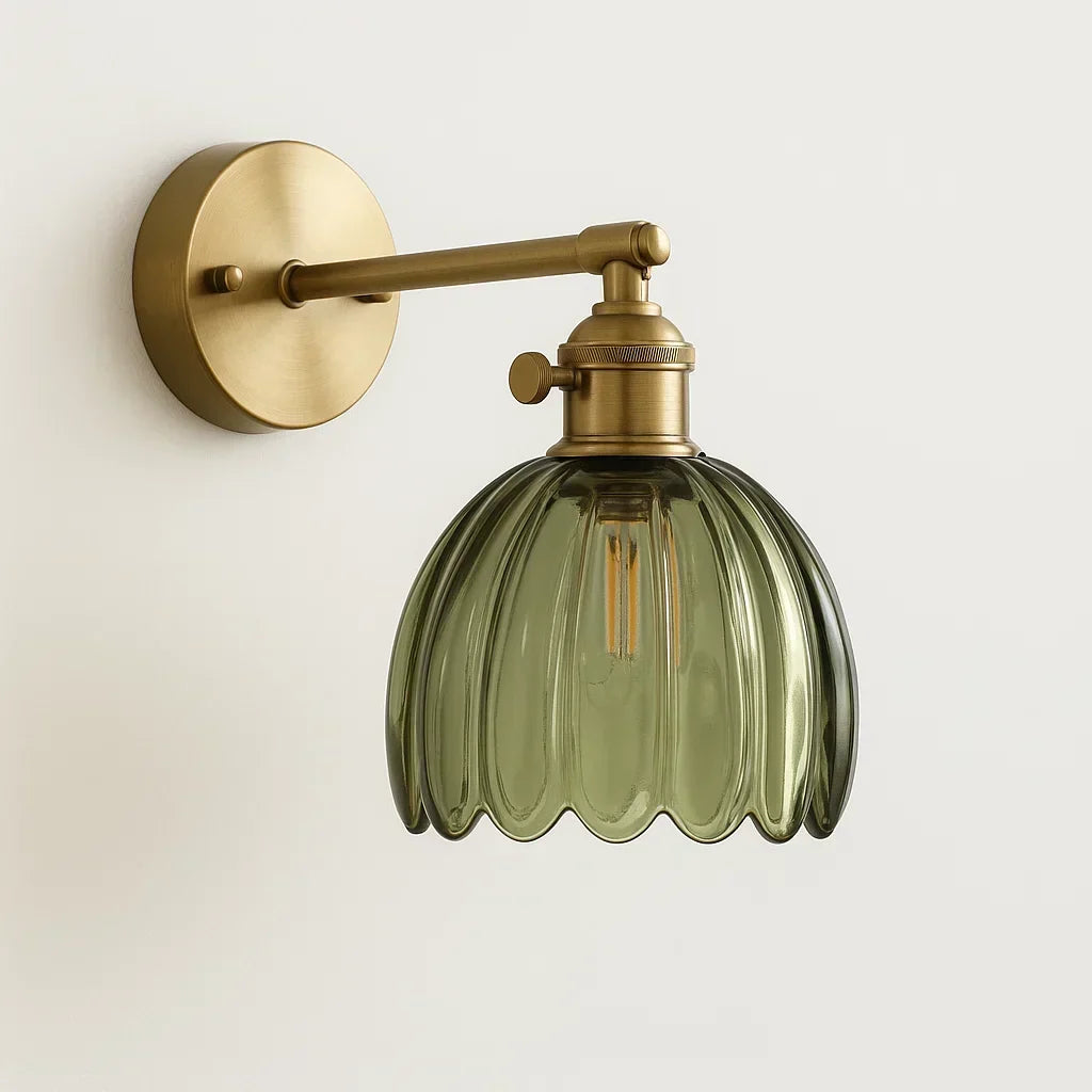Tulip Glass Wall Sconce