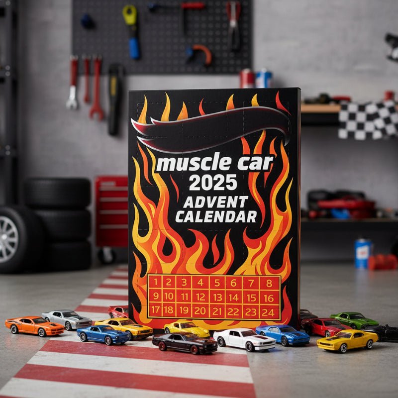Advent Calendar Muscle Cars with 24 Diecast Miniatures