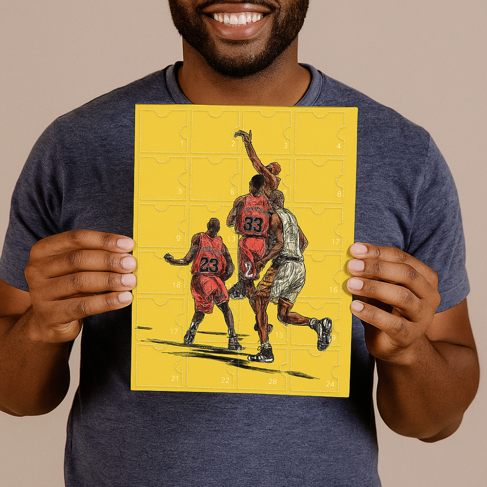 Advent Calendar Basketball Mini Figures for a Collector Set