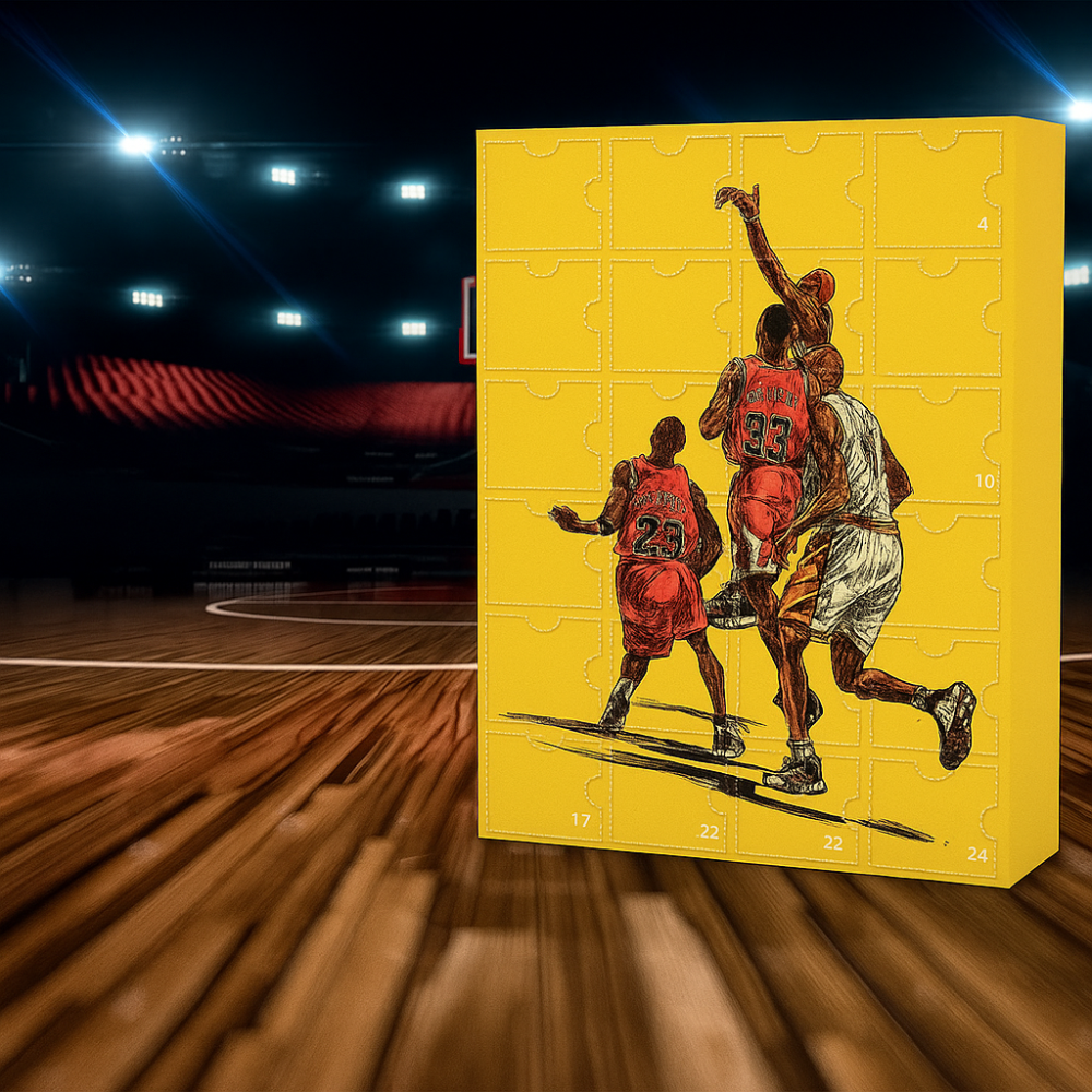 Advent Calendar Basketball Mini Figures for a Collector Set