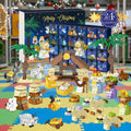 Advent Calendar Building Blocks that Form a Nativity Scene