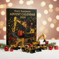 Advent Calendar Vehicles with Machinery and Tools for Children