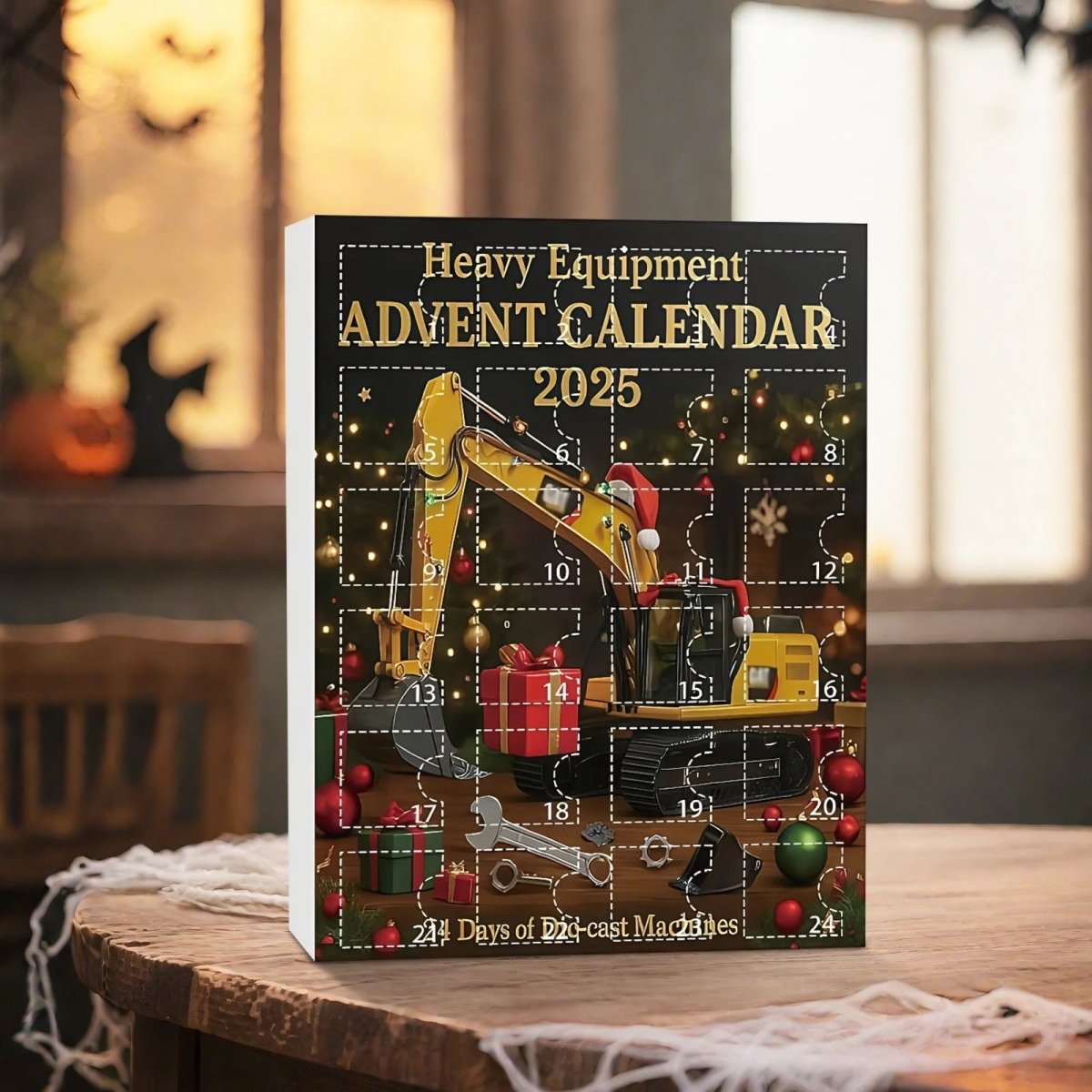 Advent Calendar Vehicles with Machinery and Tools for Children