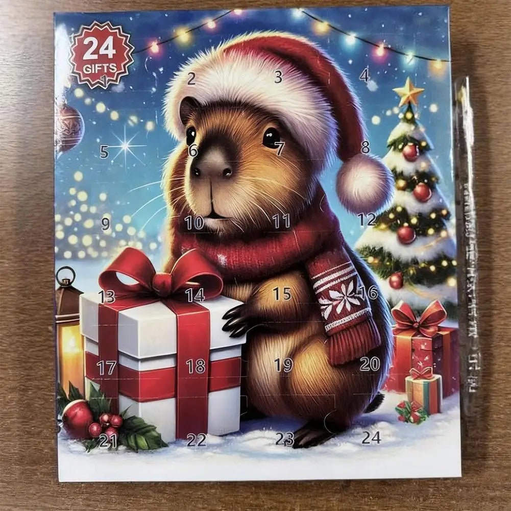 Advent Calendar Capybara with 24 Figures and Accessories