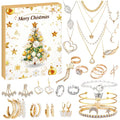 Advent Calendar Charm Bracelet Set with 22 Pieces in Seven Styles