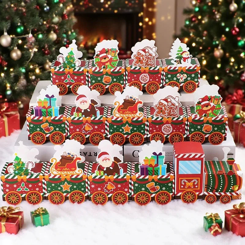 Advent Calendar Train Cars to Fill with Sweets or Toys