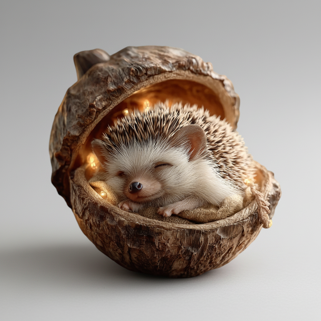 Christmas Decorations Plush Acorn Ornaments in Six Forest Animal Designs