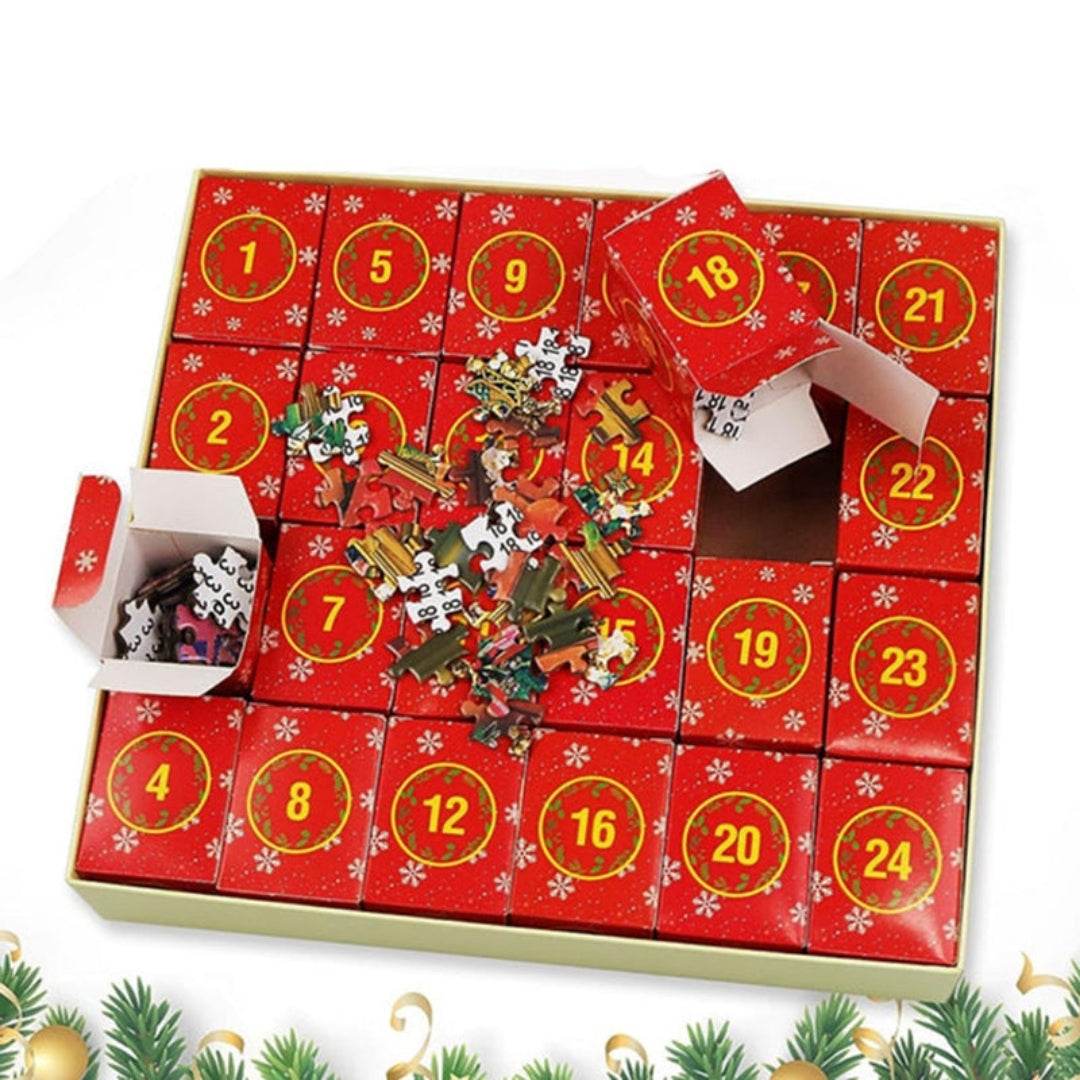 Advent Calendar Puzzle with 42 Pieces a Day and 1008 in Total