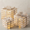 Christmas Lights Gift Box Set of 3 with 42 Warm White LEDs for Indoors