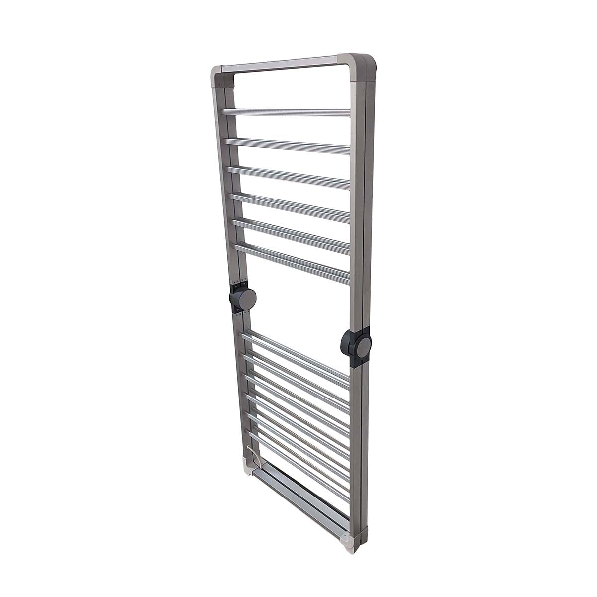Folding Clothes Drying Rack with Aluminium Frame for Indoor Laundry Airing