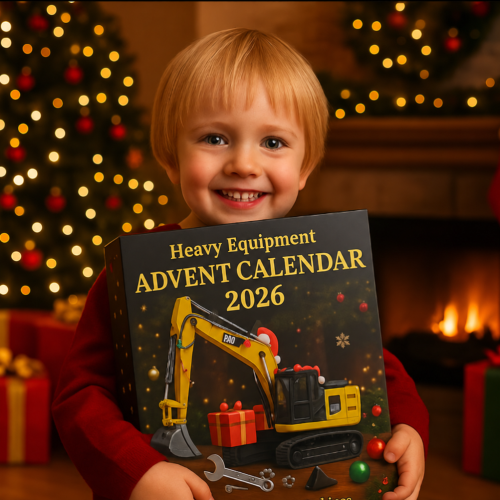 Advent Calendar Diecast Construction Models in 24 Pieces
