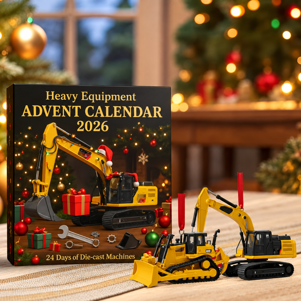 Advent Calendar Diecast Construction Models in 24 Pieces