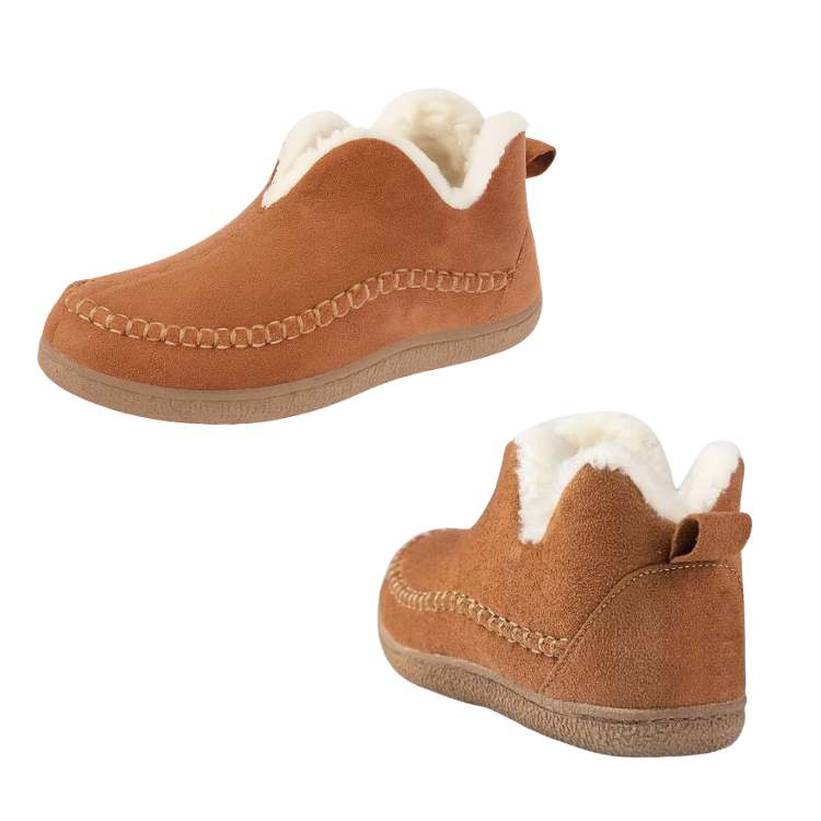 Orthopedic Shoes with Fleece Lining and Non Slip Sole Breathable Insulated Winter Footwear
