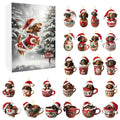 Advent Calendar Dachshund Motif Display at 27 by 18 cm