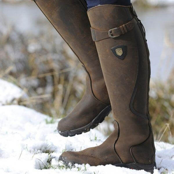 Winter Boots for Women Waterproof Insulated Knee High Riding Shoes with Slip Resistant Sole