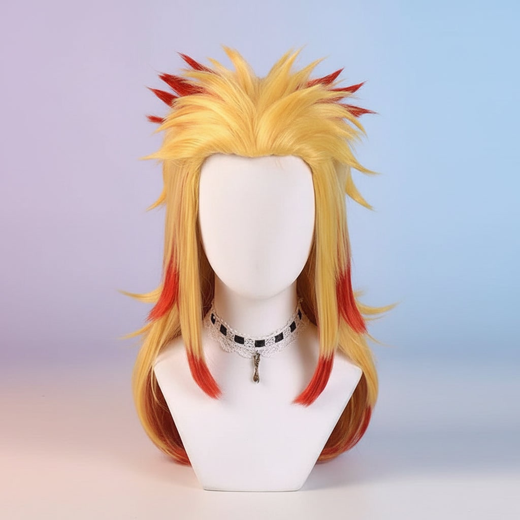 Anime Costumes for Halloween Party Wigs Short Layered Pre-Styled Synthetic Cosplay Hair