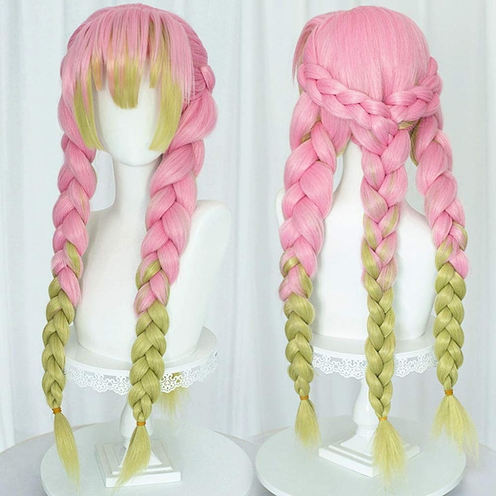 Anime Costumes for Halloween Party Wigs Short Layered Pre-Styled Synthetic Cosplay Hair