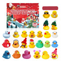 Advent Calendar Ducks with 24 Holiday Themed Designs