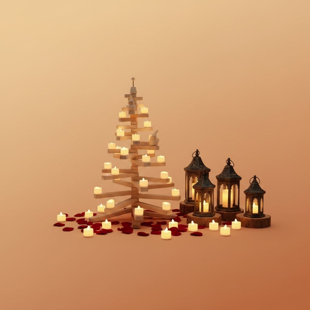 Flameless Halloween Candles Battery Operated LED Tea Lights with Flickering Warm Glow