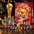 Advent Calendar Football 2026 Screen Free with 24 Numbered Doors