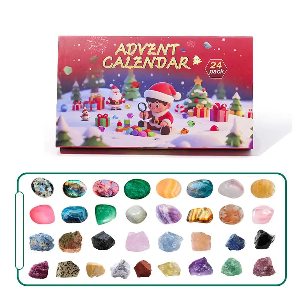 Advent Calendar Crystals as a Discovery Kit in Three Sets