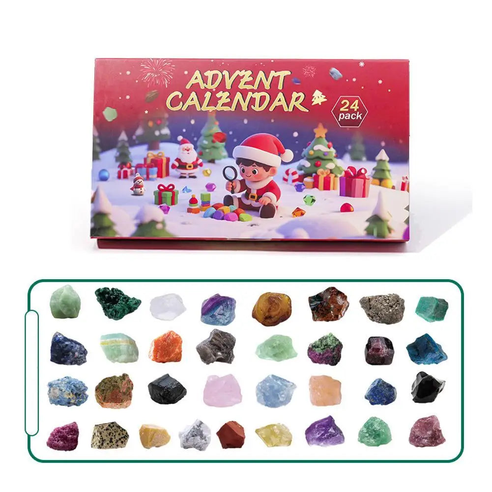 Advent Calendar Crystals as a Discovery Kit in Three Sets