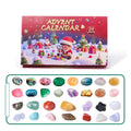 Advent Calendar Gemstones with an Educational Set of 24