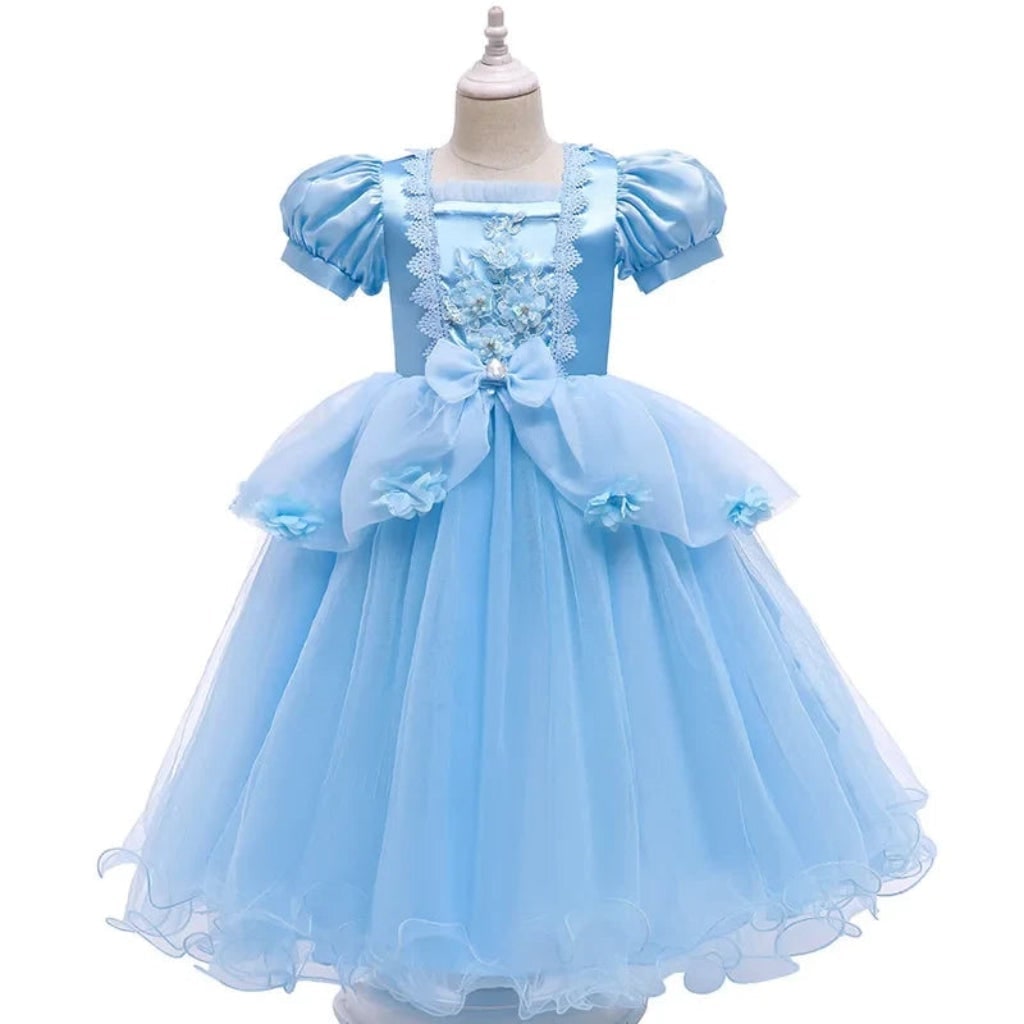 Girls Princess Halloween Costume with Fairytale Styling for Role Play and Parties