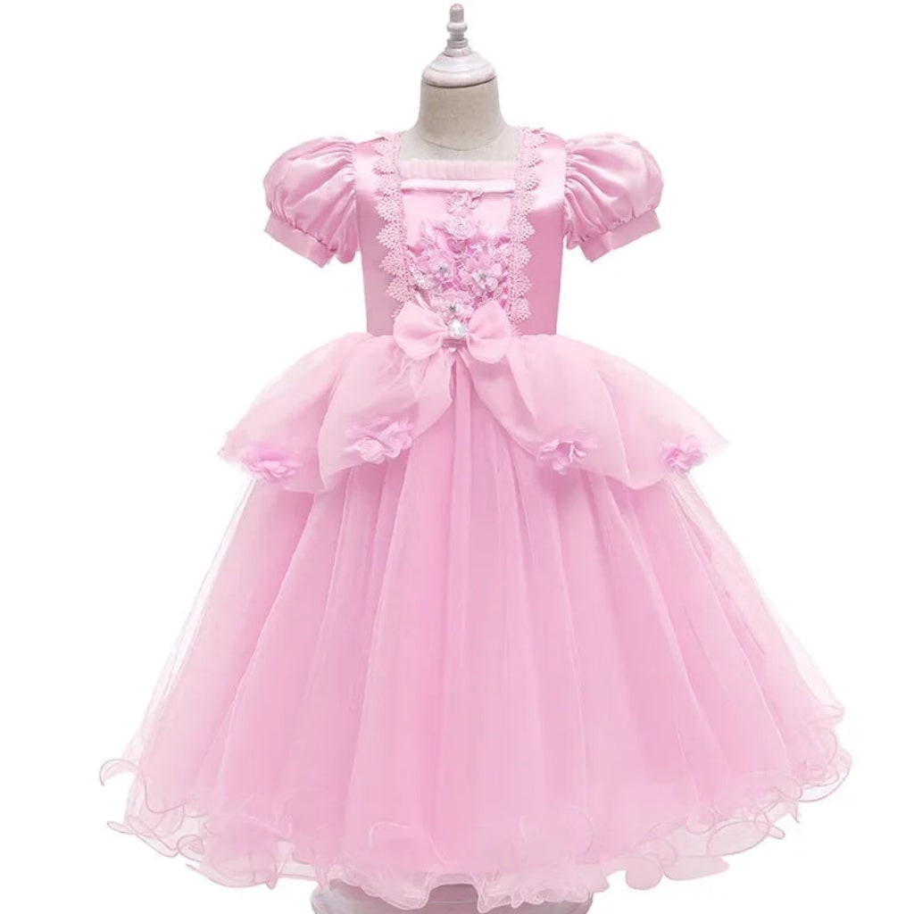 Girls Princess Halloween Costume with Fairytale Styling for Role Play and Parties