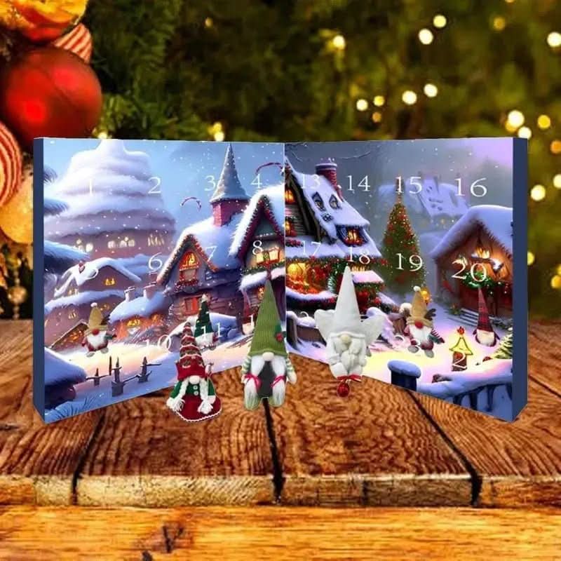 Advent Calendar Gnome Figures Handcrafted in Two Themes