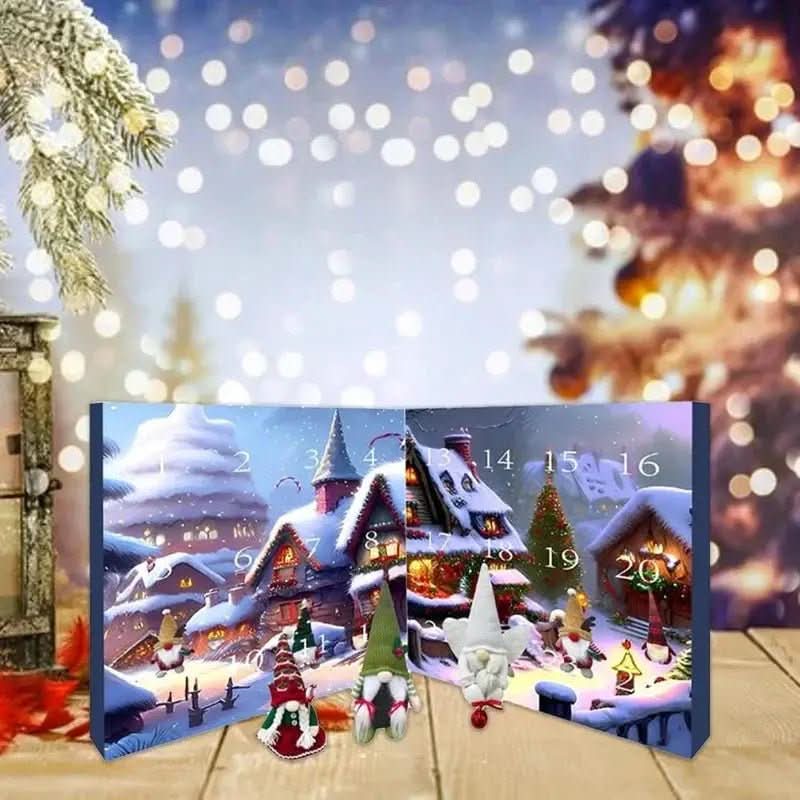 Advent Calendar Gnome Figures Handcrafted in Two Themes