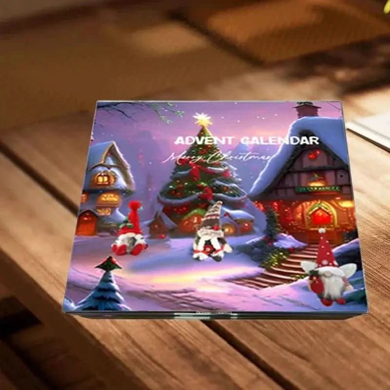 Advent Calendar Gnome Figures Handcrafted in Two Themes