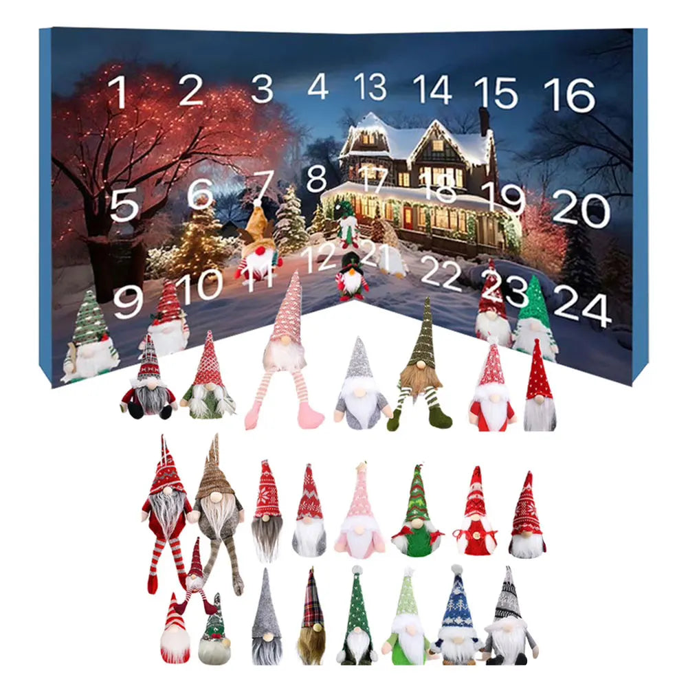 Advent Calendar Soft Figures to Collect Over 24 Days