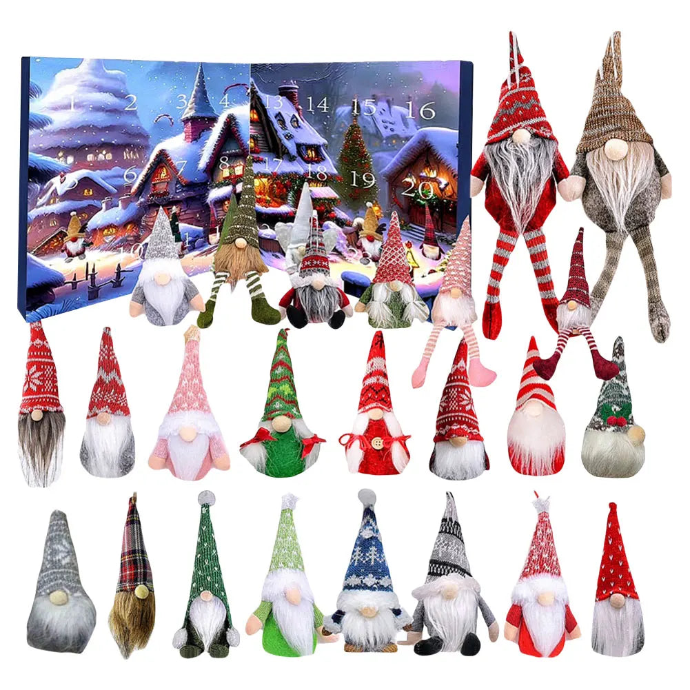 Advent Calendar Soft Figures to Collect Over 24 Days