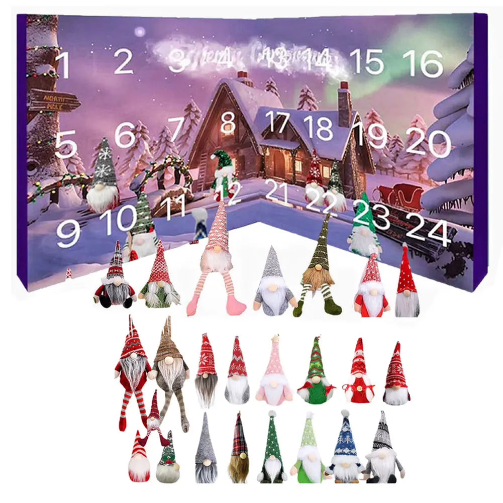 Advent Calendar Soft Figures to Collect Over 24 Days