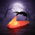 Halloween Lights 3D Printed Fire Breathing Dragon Lamp with USB Rechargeable Cloud Base