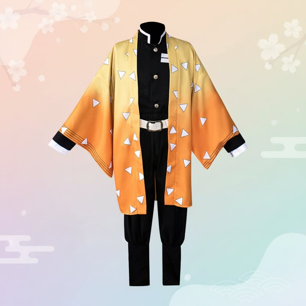 Anime Costumes for Halloween Cosplay and Dress Up Outfits with Haori Jacket Belt & Leg Wraps