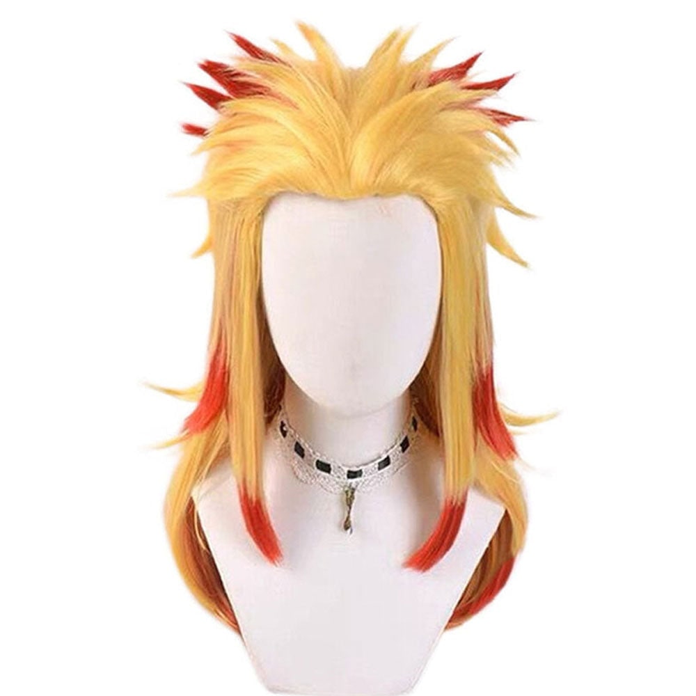 Long Wavy Anime Cosplay Wig with Layered Cut and Face Framing Highlights