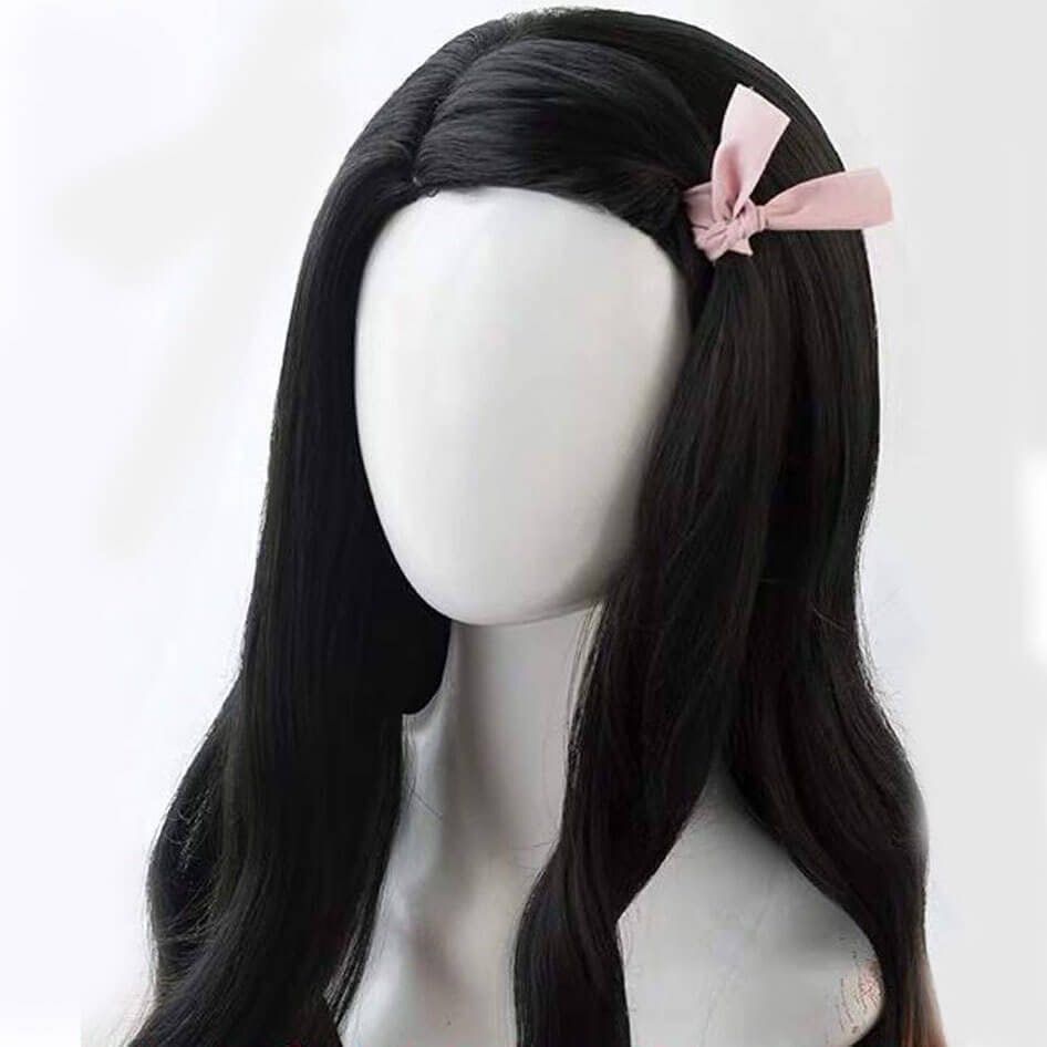 Long Wavy Anime Cosplay Wig with Layered Cut and Face Framing Highlights