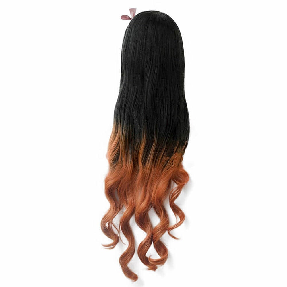 Long Wavy Anime Cosplay Wig with Layered Cut and Face Framing Highlights