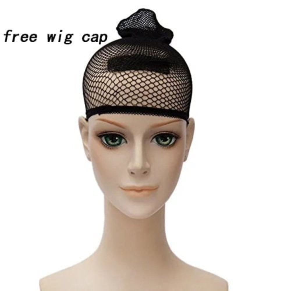 Long Wavy Anime Cosplay Wig with Layered Cut and Face Framing Highlights