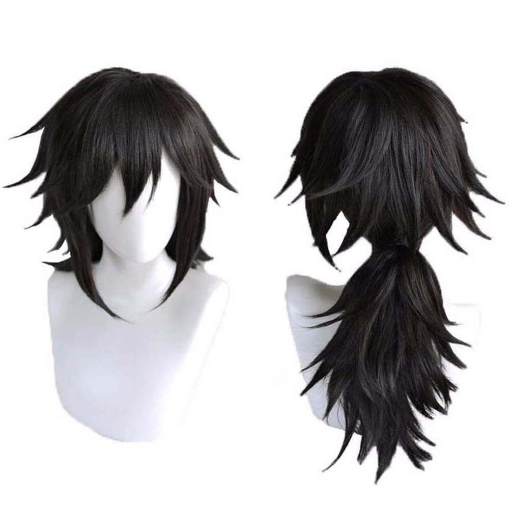 Long Wavy Anime Cosplay Wig with Layered Cut and Face Framing Highlights