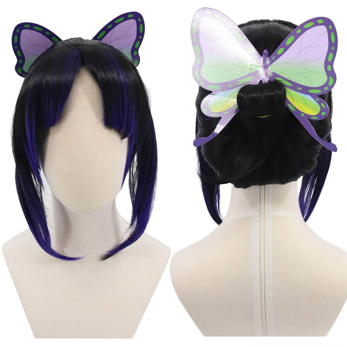 Long Wavy Anime Cosplay Wig with Layered Cut and Face Framing Highlights