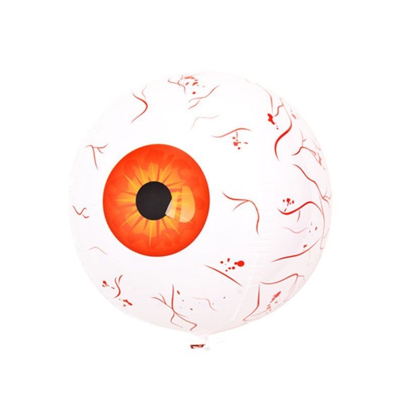 Halloween House Decorations Giant 22 Inch Bloodshot Eyeball Foil Balloon for Scary Party