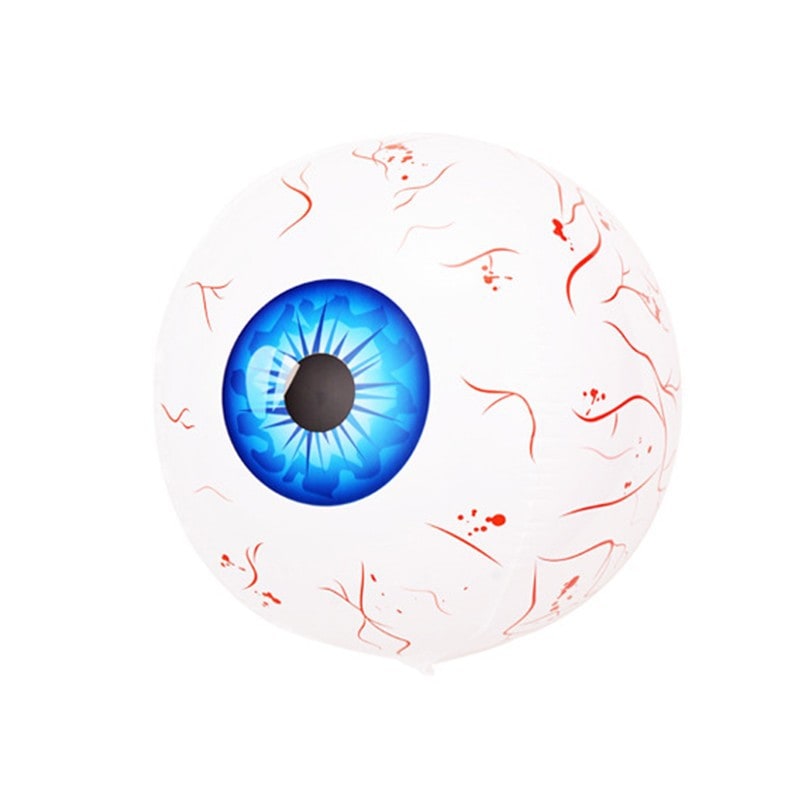 Halloween House Decorations Giant 22 Inch Bloodshot Eyeball Foil Balloon for Scary Party