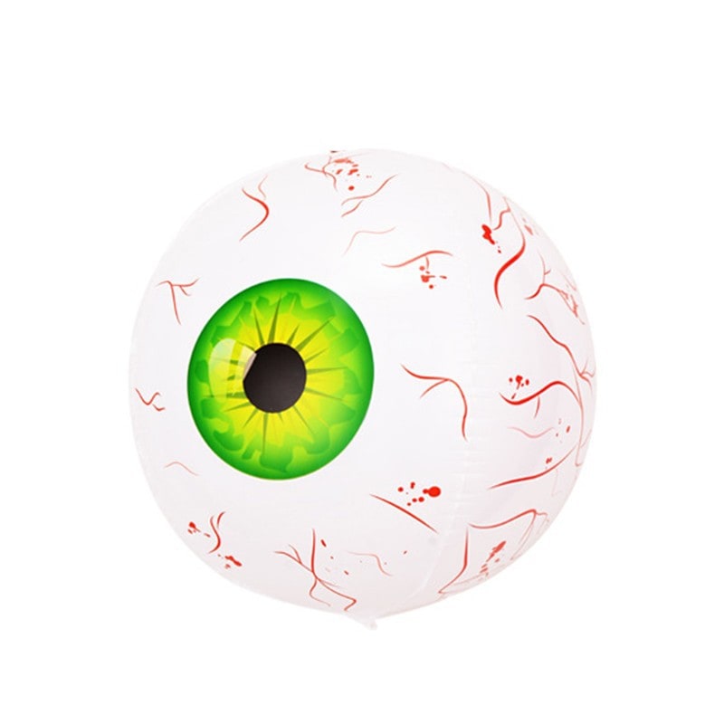 Halloween House Decorations Giant 22 Inch Bloodshot Eyeball Foil Balloon for Scary Party
