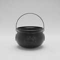 Halloween Treats Candy Bucket Cauldron with Witch Handle for Sweets and Party Display