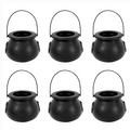 Cauldron Mist Maker Halloween Table Decorations for Party with Rolling Fog and LED Glow