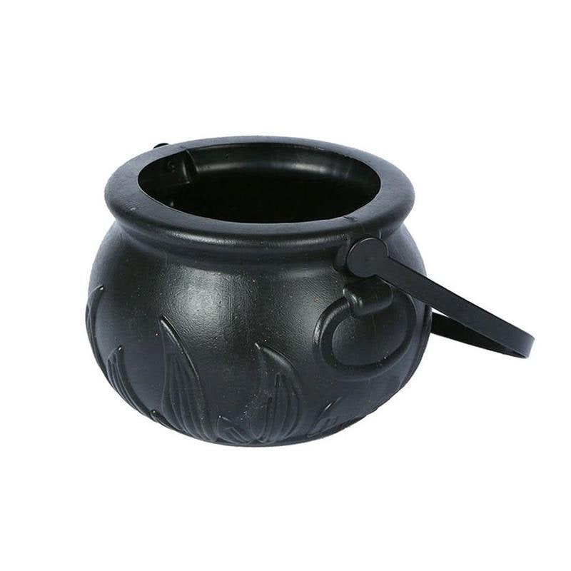Cauldron Mist Maker Halloween Table Decorations for Party with Rolling Fog and LED Glow