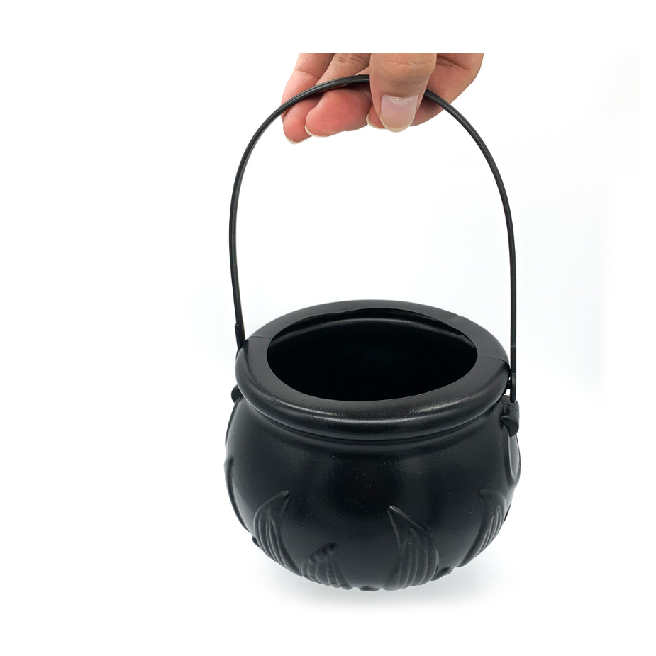 Cauldron Mist Maker Halloween Table Decorations for Party with Rolling Fog and LED Glow